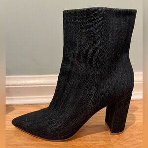 Gianvito Rossi Dark Blue Denim Boots
